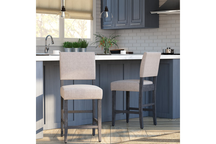 Wayfair kitchen stools with backs hot sale